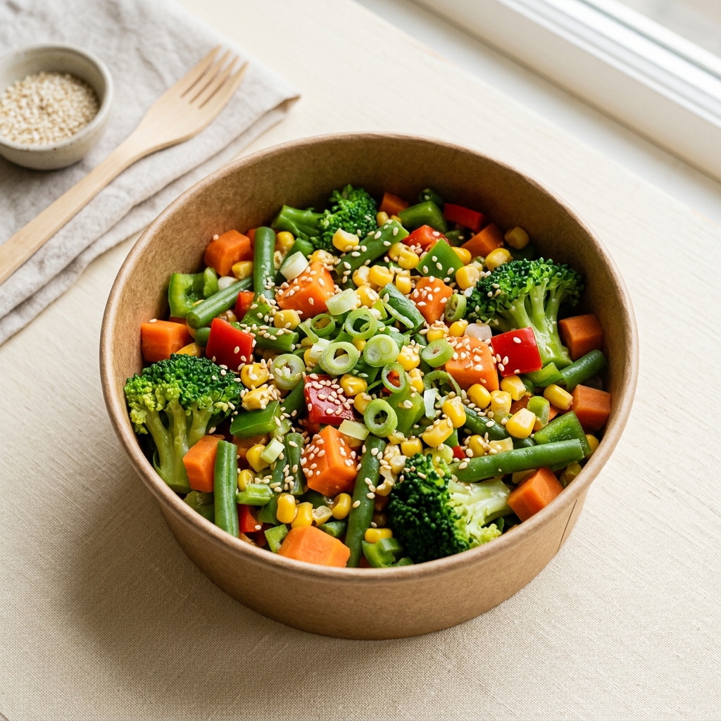 Fresh Veggie Salad Bowl